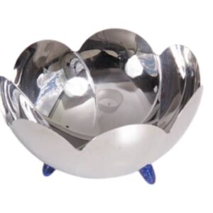 Cesta Inox Flor