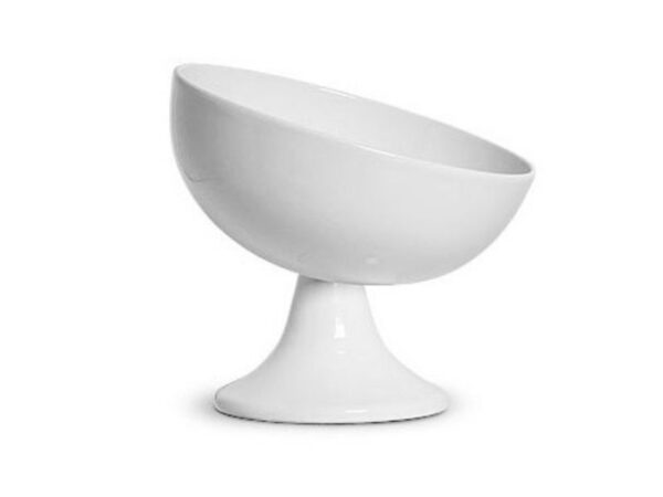 Compoteira Porcelana Boca Torta Gr