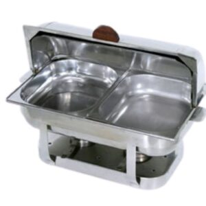 Rechaud Inox Chaff Duplo