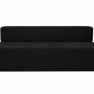 Sofá Corino Preto 4 Lugares