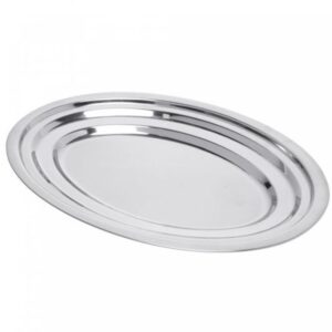 Travessa Inox Oval Pq