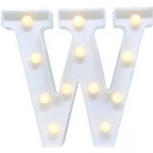 Letra Led W