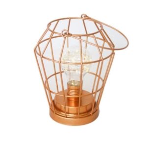 Luminaria Cobre Com Lâmpada Pq