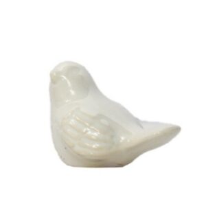 Passarinho Cerâmica Branco Direito Mini