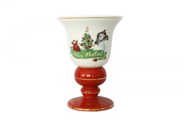 Vaso Cerâmica Sino Natal Md