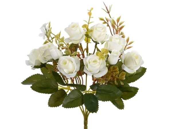 Buquê Rosa Complementos Creme