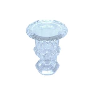 Vaso Cristal C/ Pé Sextavado Pq