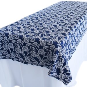 Compose Banquete Jacquard Azul Flor