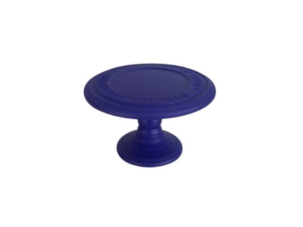 Prato Bolo Cerâmica Redondo Violeta Fosco Pq