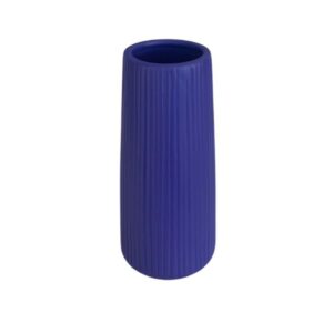 Vaso Cerâmica Frisado Violeta Fosco