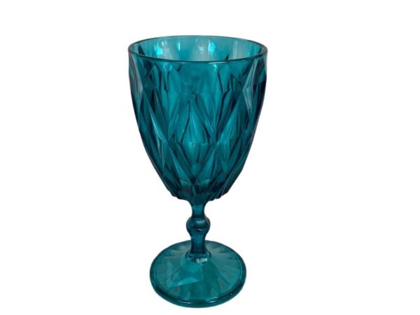 Taça Diamond Acrílico Verde Hortelã