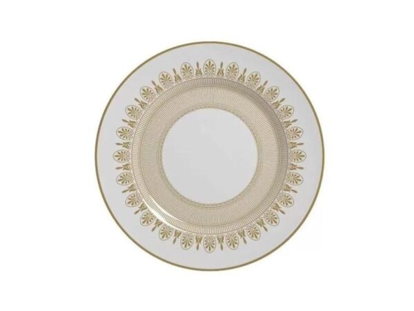 Prato Sobremesa Plissan Dourado (Dezena)