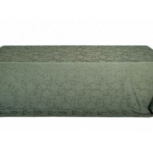 Toalha Banquete Jacquard Floral Verde Musgo 3.80x2.60