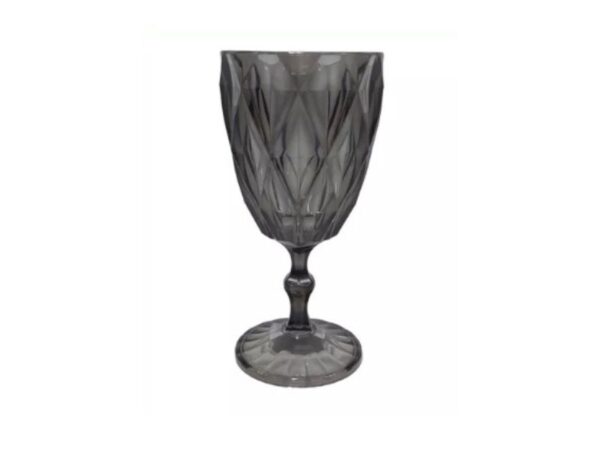 Taça Diamond Acrílico Fumê