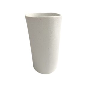 Vaso Cerâmica Off White Fosco
