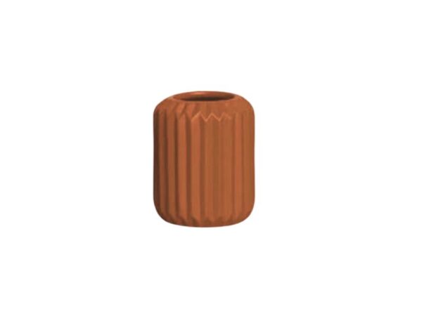 Vaso Cerâmica Terra Cota Fosco Pq