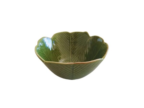 Bowl Cerâmica Folha Verde