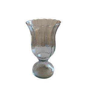 Vaso Vidro Canelado Pq