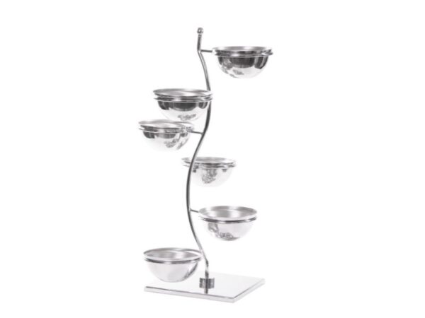 Suporte C/ 6 Bowls Alumínio