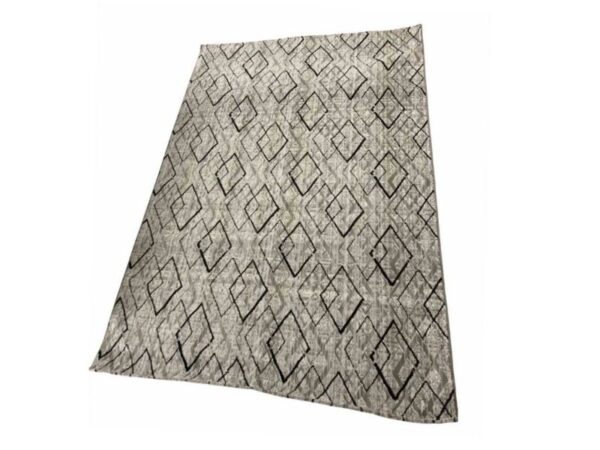 Tapete Egípcio Damask Cinza Claro 2.90x1.90