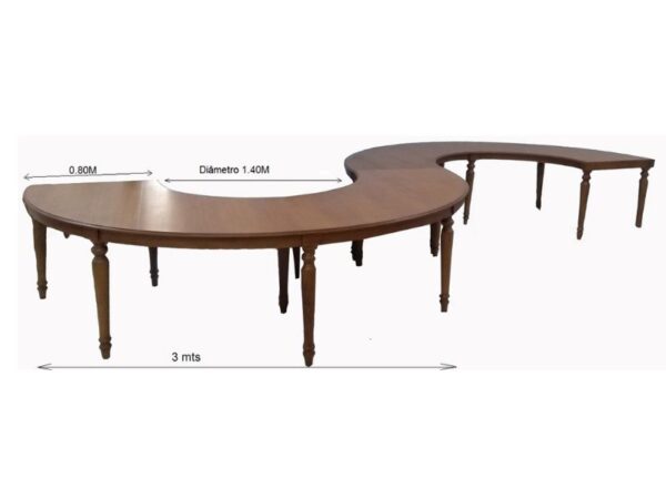 Mesa Madeira Romana