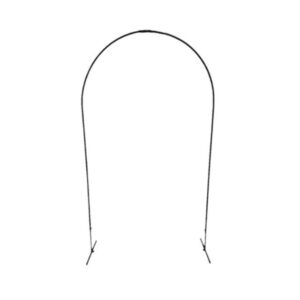 Arco Ferro Desmontável Oval Preto