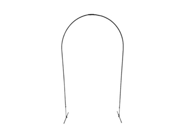 Arco Ferro Desmontável Oval Preto