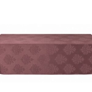Toalha Banquetão Adamascado Imperial Marrom 6.00x2.80