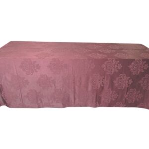Toalha Banquetão Adamascado Imperial Marrom 6.00x2.80
