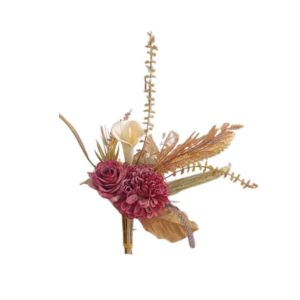 Buquê Flores Dália/Rosa Vinho