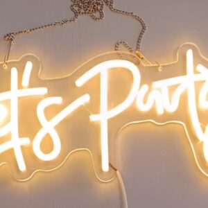Placa Led Let´s Party