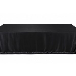 Toalha Banquetão Cetim Preta 6.5 m x 2.5 m