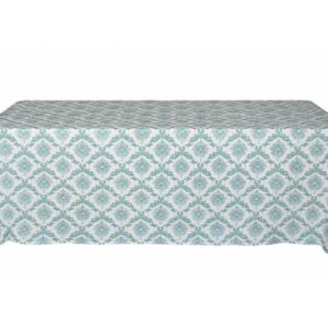 Toalha Banquete Adamascado Imperial Azul Claro 3.80x2.60