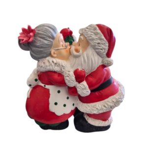 Mamãe Noel e Papai Noel Resina