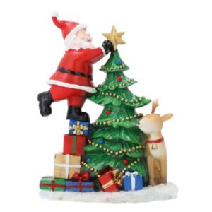 Papai Noel, Árvore e Presentes Resina