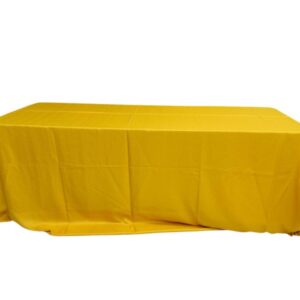 Toalha Banquete Shantung Amarela 3.80x2.60